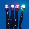 Guirlande électrique Solaire 50 Led Multicolore clignotant 4,9 m