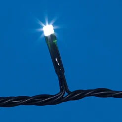 Guirlande électrique Solaire 50 Led Blanc froid clignotant 4,9 m