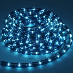 Guirlande électrique tube bleu 6 m