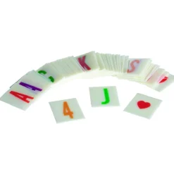 Guirlande lettres multicolores lumineuses à led blanc chaud