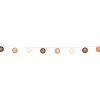 Guirlande lumineuse 10 boules beige marron orange L165cm