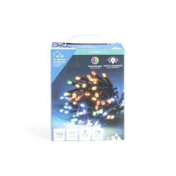 Guirlande lumineuse extérieur 700LED cluster multicolore 14m
