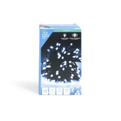 Guirlande lumineuse extérieur 200LED cluster blanc froid 4m