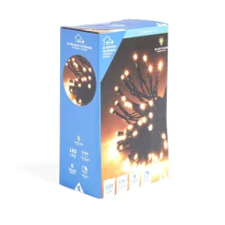 Guirlande lumineuse extérieur 120LED blanc chaud 8,9m