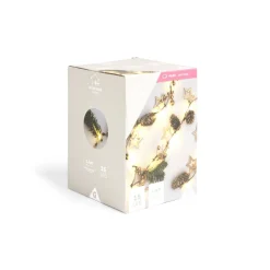 Guirlande Lumineuse intérieure pomme de pin et sapin 15LED 1,4m