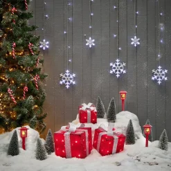 Guirlande lumineuse solaire sucre d'orge 20LED blanc froid 3,8m