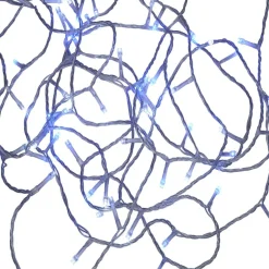 Guirlande lumineuse solaire 200LED bleu et blanc 19,9m