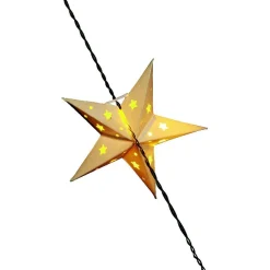 Guirlande lumineuse étoiles multicolores fixes 1,17 m