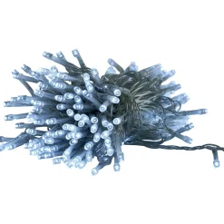 Guirlande Solaire 400 LED blanc clignotant fixe 40 m