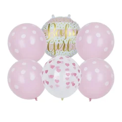 Kit ballon révélation bébé fille x6