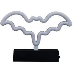 Lampe néon Halloween chauve-souris 23xH16cm