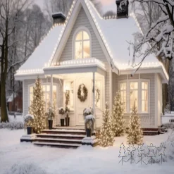 Lot de 5 pics lumineux à planter H50cm multicolore