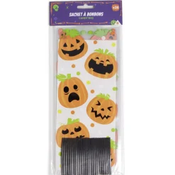 Lot de 25 sachets à bonbons pour Halloween - 3 modèles