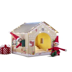 Maison de lutin farceur en carton H32x33x39cm
