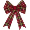 Noeud de Noël tartan