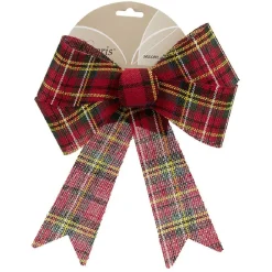 Noeud de Noël tartan