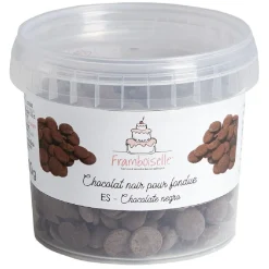 Palets de chocolat noir en pot 200gr