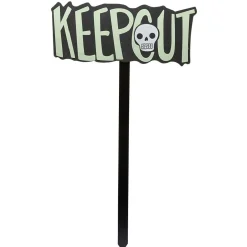 Pancarte en bois à piquer en extérieur