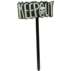 Pancarte en bois à piquer en extérieur