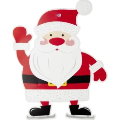 Personnage de Noël à ventouse déco fenêtre