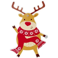 Personnage de Noël à ventouse déco fenêtre