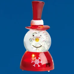 Personnage Noël lumineux à poser h.7,5 cm