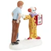 Personnage père fils et clown Village de Noël