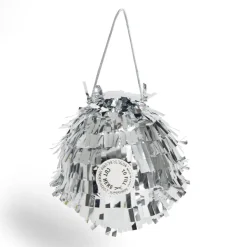 Piñata disco argenté