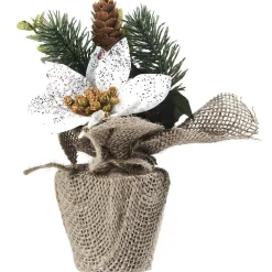 Pot de fleur pailleté déco de table