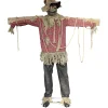 Épouvantail XXL animé Halloween lumineux et sonore L173xl40xH200cm