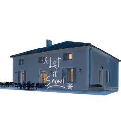 Projecteur de Noël Extérieur à led lumière animée et fixe