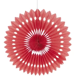 Rosace rose à suspendre