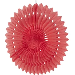 Rosace rose à suspendre