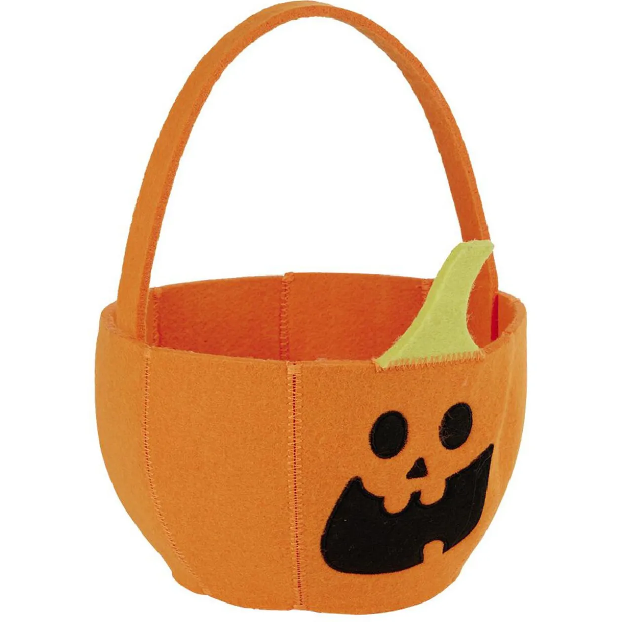 Sac à bonbons Halloween citrouille orange 35xH58cm