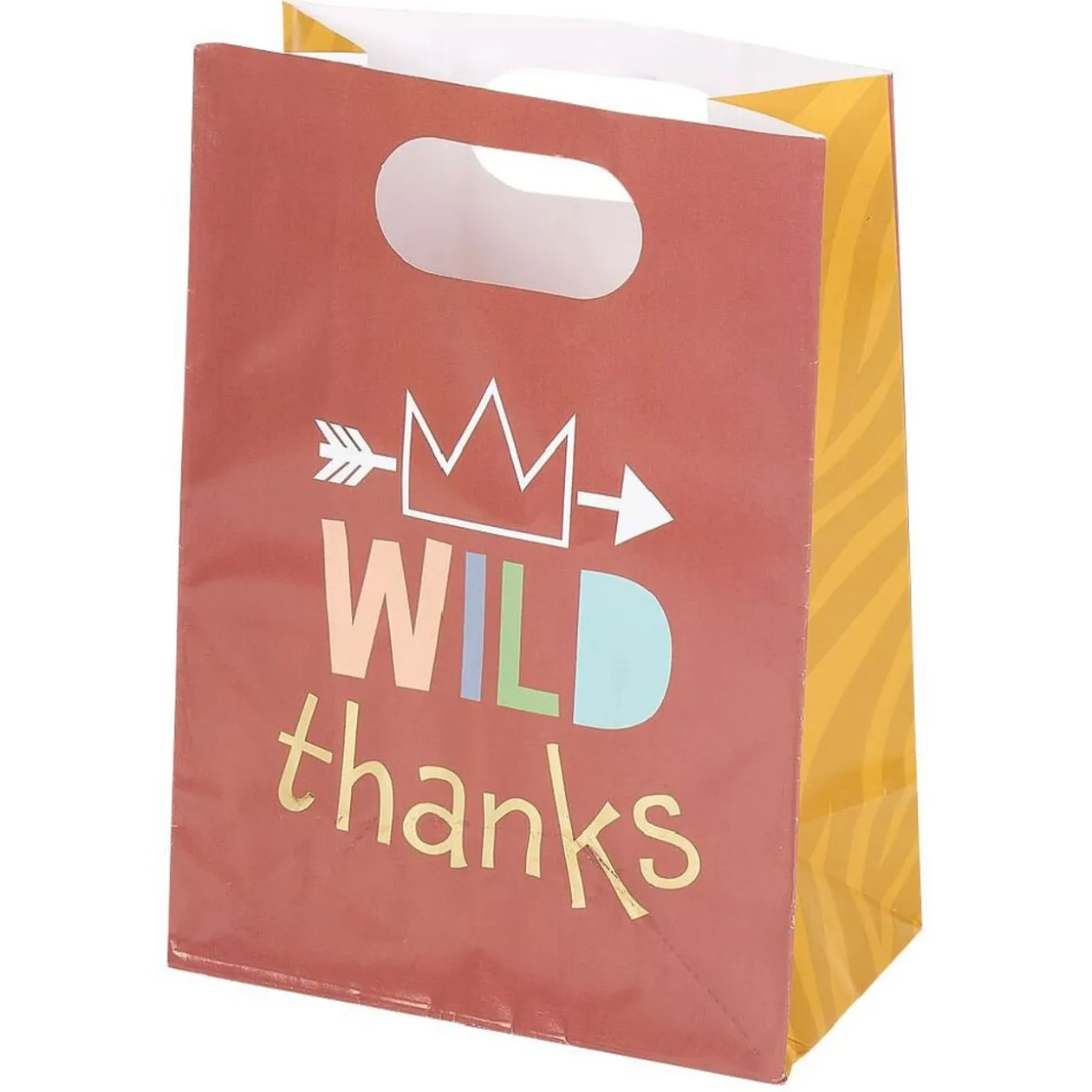 Sac à bonbons pochette thème animaux sauvages x8