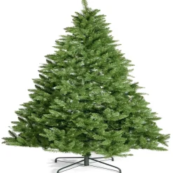 Sapin de Noël artificiel vert avec pied métal Ø136xH240cm