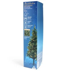 Sapin de Noël lumineux 503 branches 150LED blanc chaud Ø106xH180cm