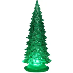 Sapin lumineux déco H19cm plastique 3 coloris