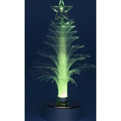 Sapin lumineux fibre optique multicolore