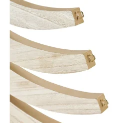 Sapin Noël bois amovible H. 120 cm