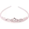 Serre-tête enfant rose avec strass