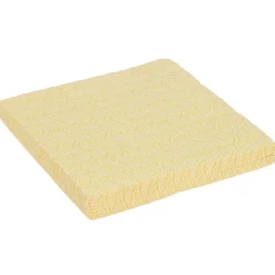 Serviette papier motif géométrique blanc et jaune 40x40cm 3 plis x20