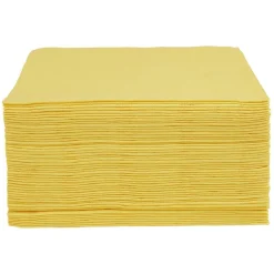 Serviette papier ouate jaune 38x38cm x50