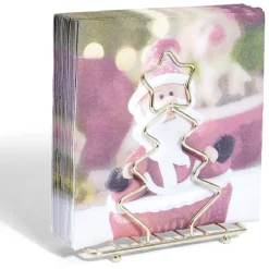 Serviette papier photoprint Père Noël 2 plis 40x40cm x20