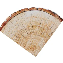 Serviettes x 12 imprimées bois