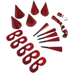 Set de Cotillon Holographique pailleté pour 5 personnes