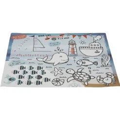 Set de table à colorier x10