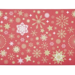 Set de table jetable Airlaid rouge x12