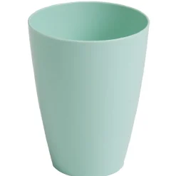 Set de vaisselle 12 pièces plastique uni bleu 4 personnes