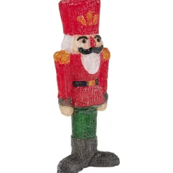 Soldat casse-noisette lumineux acrylique H40cm 40 LED blanc chaud